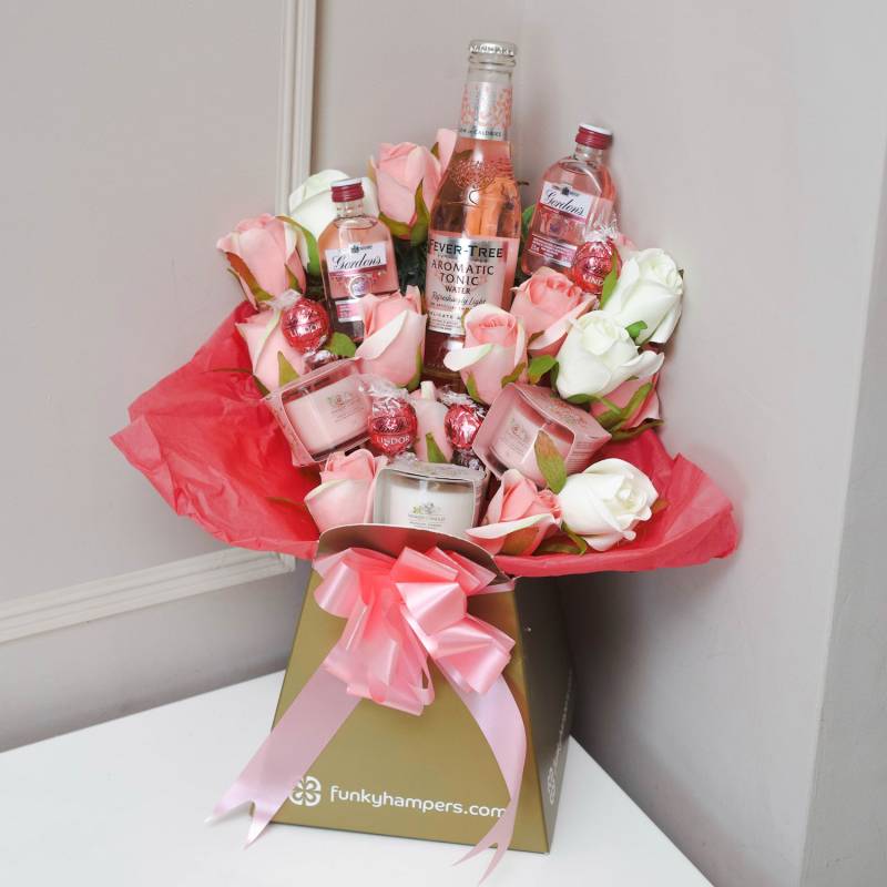 Pink Gin and Tonic, Lindor and Yankee Candle Bouquet