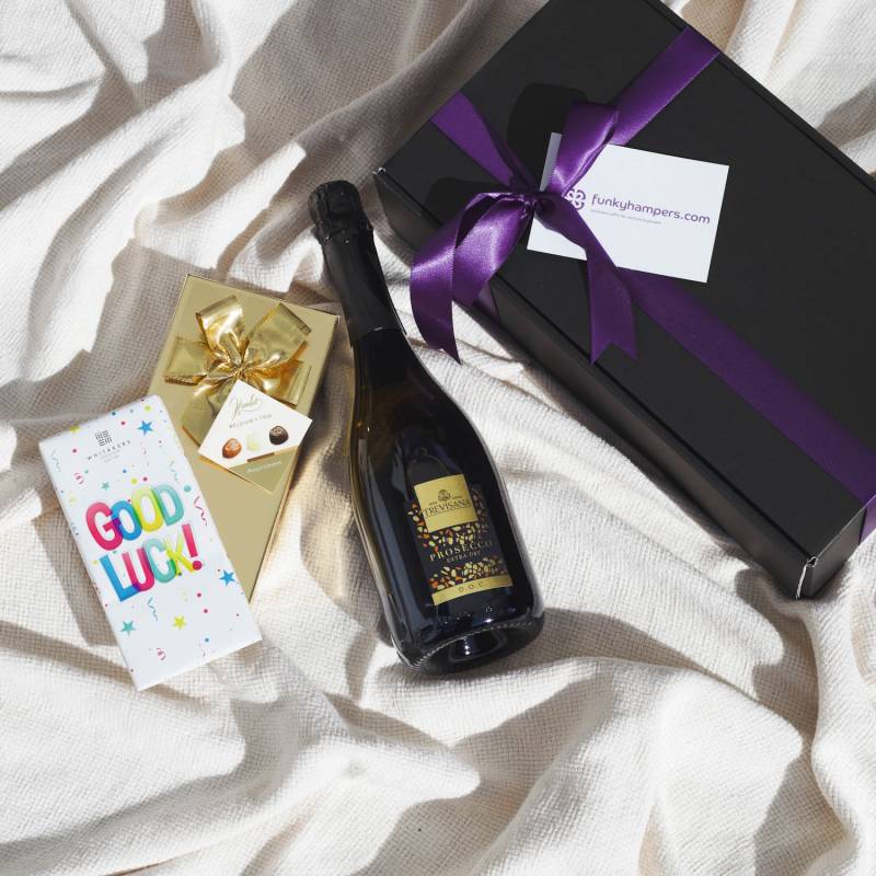 Good Luck Prosecco & Chocolates Box